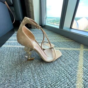 Saint Laurent
Saint Laurent Opyum Logo Plaque Heeled Sandals sz 7